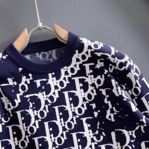 Replica Christian Dior Sweaters Long Sleeved For Men #1369791 $56.00 USD for Wholesale