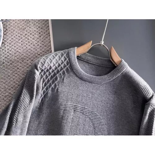 Replica Christian Dior Sweaters Long Sleeved For Men #1369792 $56.00 USD for Wholesale