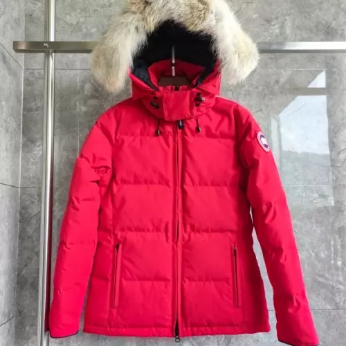 Canada Goose Down Feather Coat Long Sleeved For Women #1369820 $205.00 USD, Wholesale Replica Canada Goose Down Feather Coat