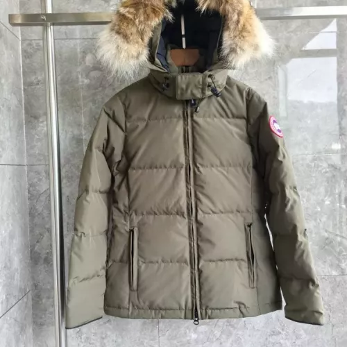Canada Goose Down Feather Coat Long Sleeved For Women #1369822 $205.00 USD, Wholesale Replica Canada Goose Down Feather Coat