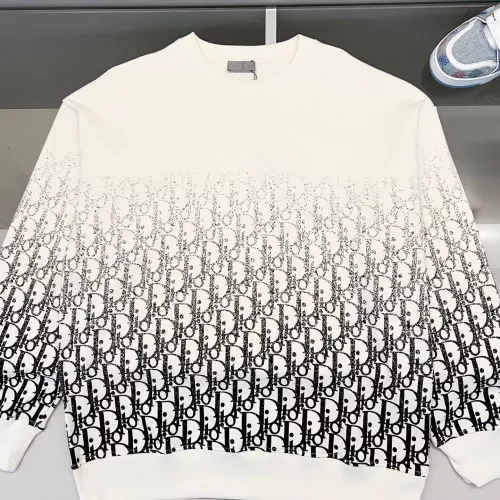 Replica Christian Dior Hoodies Long Sleeved For Unisex #1369907 $48.00 USD for Wholesale