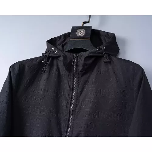 Replica Armani Jackets Long Sleeved For Men #1370090 $45.00 USD for Wholesale