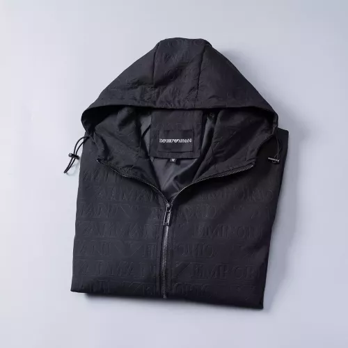 Replica Armani Jackets Long Sleeved For Men #1370090 $45.00 USD for Wholesale