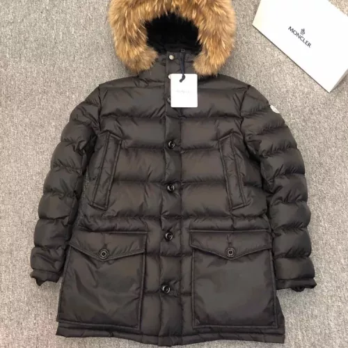 Moncler Down Feather Coat Long Sleeved For Men #1370091 $222.00 USD, Wholesale Replica Moncler Down Feather Coat