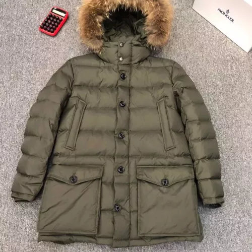 Moncler Down Feather Coat Long Sleeved For Men #1370095 $222.00 USD, Wholesale Replica Moncler Down Feather Coat