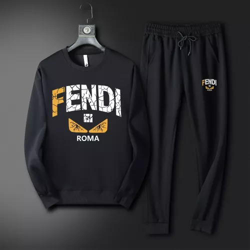 Fendi Tracksuits Long Sleeved For Men #1370136 $72.00 USD, Wholesale Replica Fendi Tracksuits