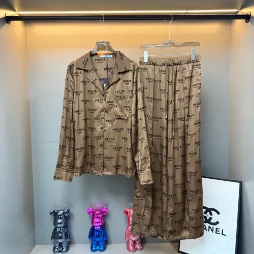 Prada Pajamas Long Sleeved For Women #1370163 $98.00 USD, Wholesale Replica Prada Tracksuits