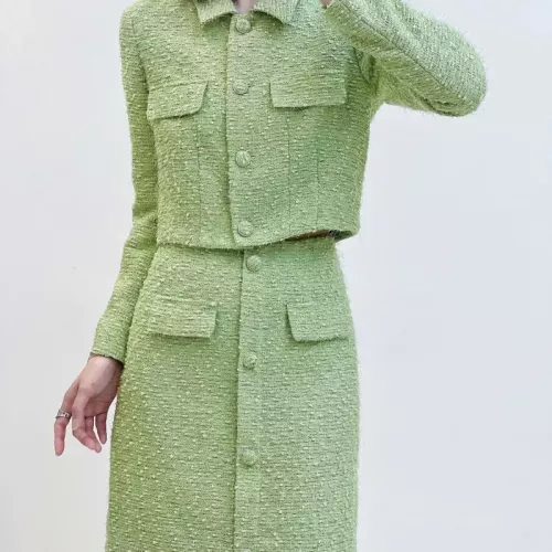 Replica Chanel Tracksuits Long Sleeved For Women #1370191 $155.00 USD for Wholesale