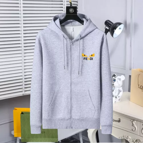 Fendi Hoodies Long Sleeved For Unisex #1370249 $52.00 USD, Wholesale Replica Fendi Hoodies