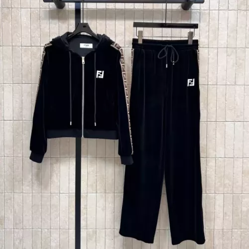 Fendi Tracksuits Long Sleeved For Women #1370372 $96.00 USD, Wholesale Replica Fendi Tracksuits