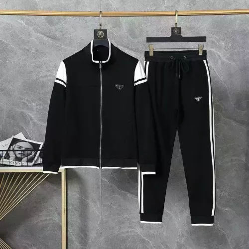 Prada Tracksuits Long Sleeved For Men #1370400 $82.00 USD, Wholesale Replica Prada Tracksuits