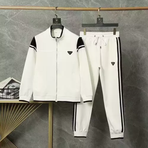 Prada Tracksuits Long Sleeved For Men #1370401 $82.00 USD, Wholesale Replica Prada Tracksuits