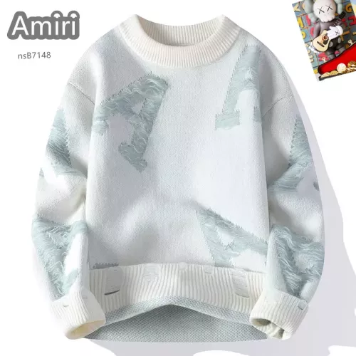 Amiri Sweaters Long Sleeved For Men #1370478 $48.00 USD, Wholesale Replica Amiri Sweaters