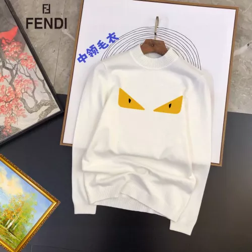 Fendi Sweaters Long Sleeved For Men #1370541 $42.00 USD, Wholesale Replica Fendi Sweaters