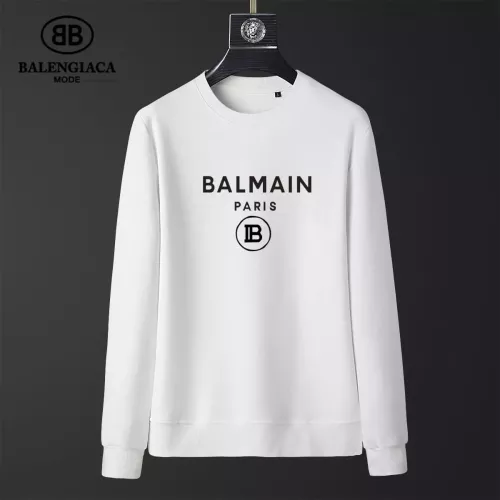 Balmain Hoodies Long Sleeved For Men #1370571 $39.00 USD, Wholesale Replica Balmain Hoodies