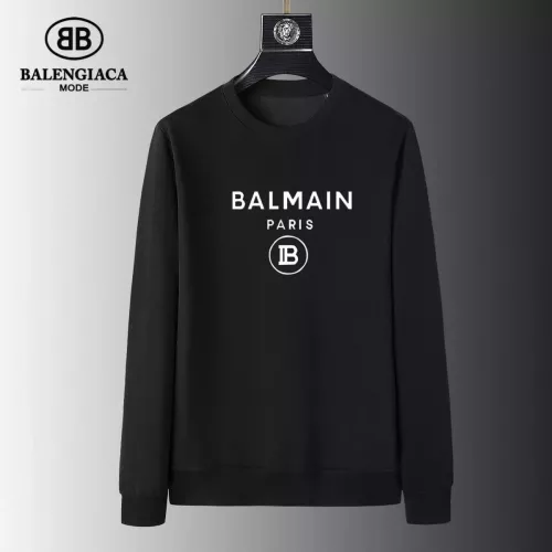 Balmain Hoodies Long Sleeved For Men #1370572 $39.00 USD, Wholesale Replica Balmain Hoodies