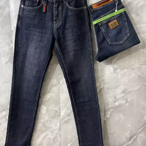 Replica Louis Vuitton LV Jeans For Men #1370591 $52.00 USD for Wholesale