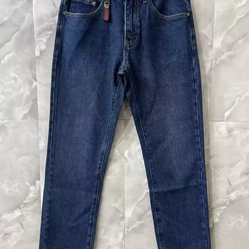 Replica Gucci Jeans For Men #1370592 $52.00 USD for Wholesale