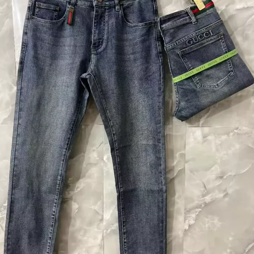 Replica Gucci Jeans For Men #1370594 $52.00 USD for Wholesale