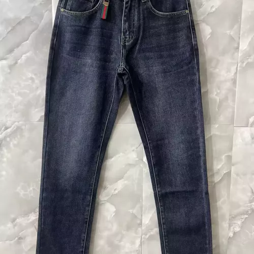 Replica Gucci Jeans For Men #1370595 $52.00 USD for Wholesale
