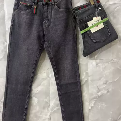 Replica Gucci Jeans For Men #1370596 $52.00 USD for Wholesale