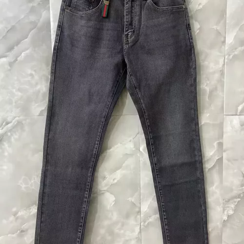 Replica Gucci Jeans For Men #1370596 $52.00 USD for Wholesale
