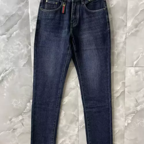 Replica Gucci Jeans For Men #1370597 $52.00 USD for Wholesale