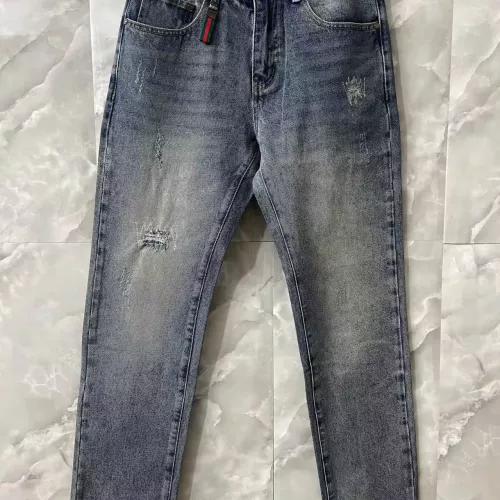 Replica Gucci Jeans For Men #1370599 $52.00 USD for Wholesale