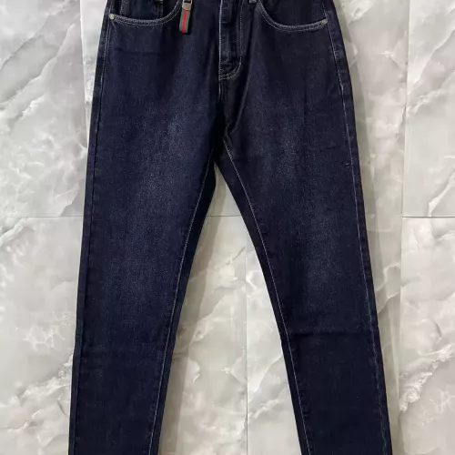 Replica Gucci Jeans For Men #1370600 $52.00 USD for Wholesale