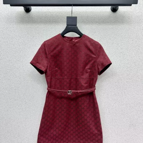 Gucci Dresses Short Sleeved For Women #1370623 $128.00 USD, Wholesale Replica Gucci Dresses