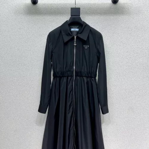 Prada Dresses Long Sleeved For Women #1370625 $80.00 USD, Wholesale Replica Prada Dresses