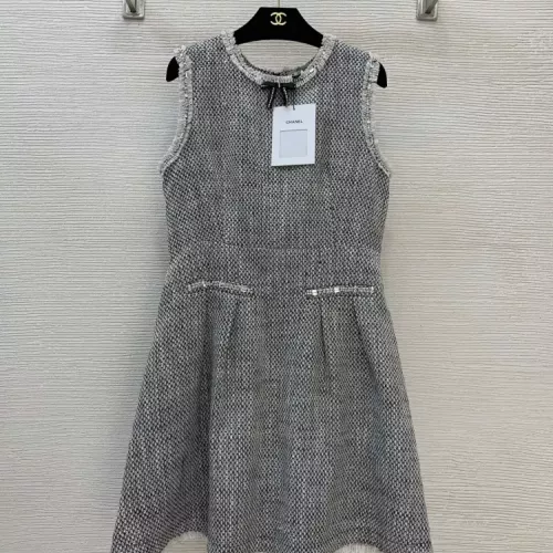 Chanel Dresses Sleeveless For Women #1370635 $132.00 USD, Wholesale Replica Chanel Dresses