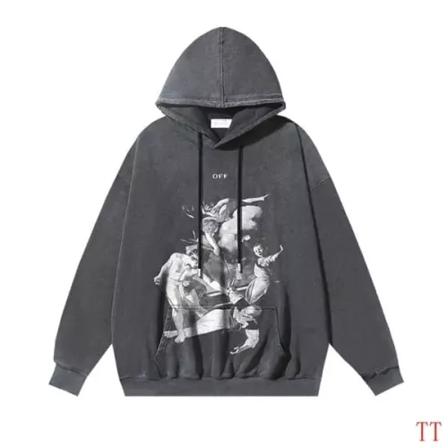 Off-White Hoodies Long Sleeved For Unisex #1370747 $56.00 USD, Wholesale Replica Off-White Hoodies