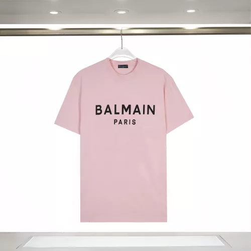 Balmain T-Shirts Short Sleeved For Unisex #1370783 $38.00 USD, Wholesale Replica Balmain T-Shirts