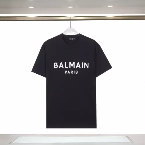 Balmain T-Shirts Short Sleeved For Unisex #1370785 $38.00 USD, Wholesale Replica Balmain T-Shirts