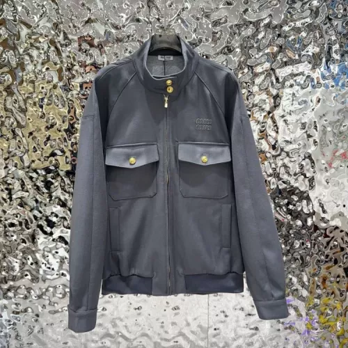 MIU MIU Jackets Long Sleeved For Women #1370794 $96.00 USD, Wholesale Replica MIU MIU Jackets