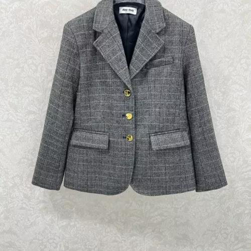MIU MIU Jackets Long Sleeved For Women #1370795 $135.00 USD, Wholesale Replica MIU MIU Jackets