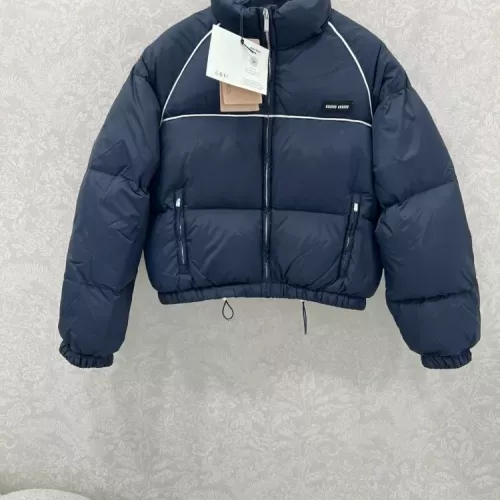 MIU MIU Down Feather Coat Long Sleeved For Women #1370799 $140.00 USD, Wholesale Replica MIU MIU Down Feather Coat
