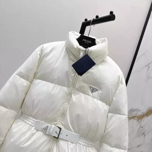 Replica Prada Down Feather Coat Long Sleeved For Women #1370833 $210.00 USD for Wholesale