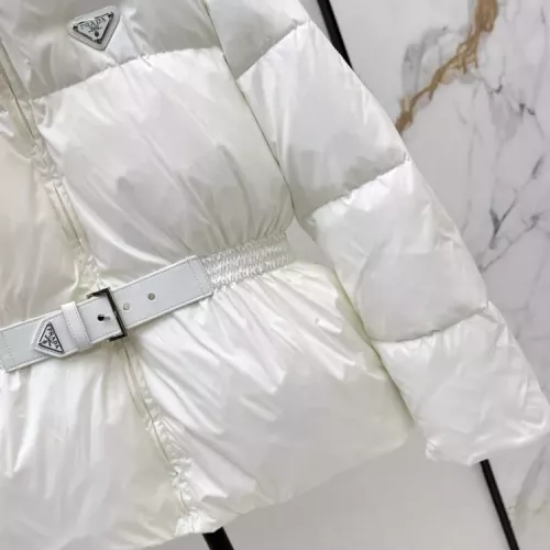 Replica Prada Down Feather Coat Long Sleeved For Women #1370833 $210.00 USD for Wholesale