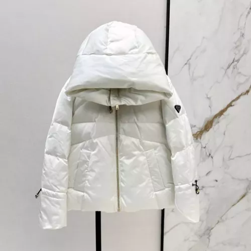 Prada Down Feather Coat Long Sleeved For Women #1370836 $115.00 USD, Wholesale Replica Prada Down Feather Coat
