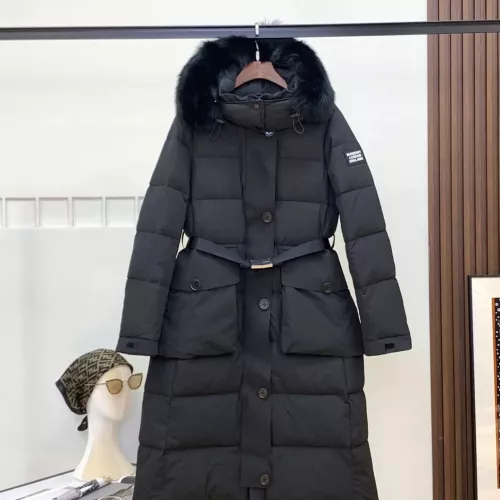 Burberry Down Feather Coat Long Sleeved For Women #1371052 $261.16 USD, Wholesale Replica Burberry Down Feather Coat