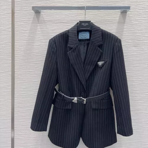 Prada Jackets Long Sleeved For Women #1371056 $96.00 USD, Wholesale Replica Prada Jackets