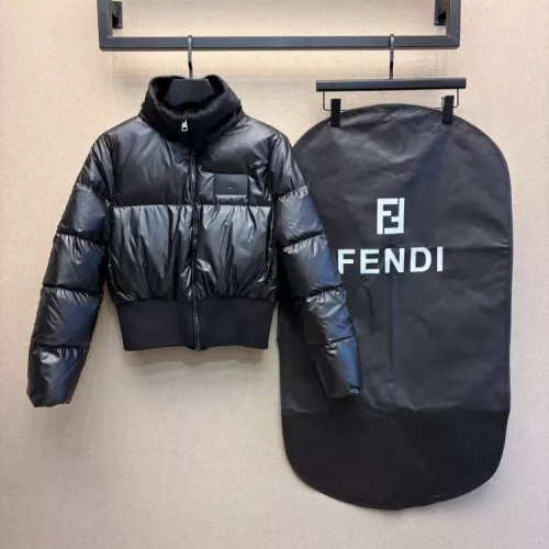 Fendi Down Feather Coat Long Sleeved For Women #1371105 $230.00 USD, Wholesale Replica Fendi Down Feather Coat
