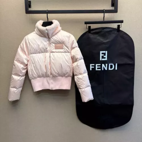 Fendi Down Feather Coat Long Sleeved For Women #1371106 $230.00 USD, Wholesale Replica Fendi Down Feather Coat