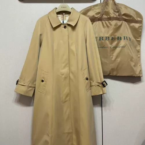 Burberry Trench Coat Long Sleeved For Women #1371109 $192.00 USD, Wholesale Replica Burberry Trench Coat