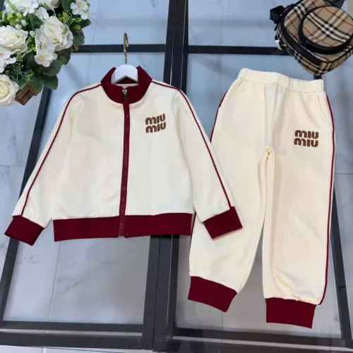 MIU MIU Tracksuits Long Sleeved For Kids #1371146 $96.00 USD, Wholesale Replica MIU MIU Tracksuits