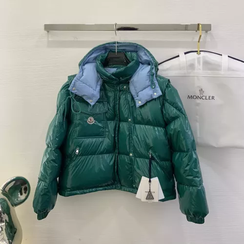 Moncler Down Feather Coat Long Sleeved For Women #1371148 $170.00 USD, Wholesale Replica Moncler Down Feather Coat