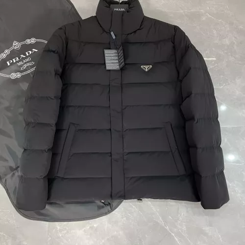 Prada Down Feather Coat Long Sleeved For Men #1371203 $175.00 USD, Wholesale Replica Prada Down Feather Coat