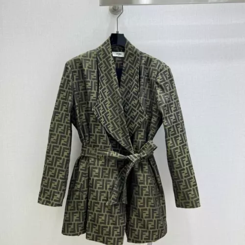 Fendi Jackets Long Sleeved For Women #1371326 $132.00 USD, Wholesale Replica Fendi Jackets